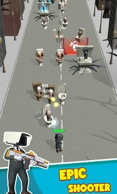 厕所怪兽奔跑射手2